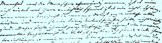 Kleists Handschrift 1801