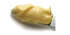 mayonaisse on a knife