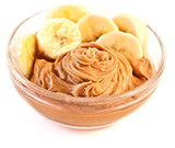 peanut butter and bananas