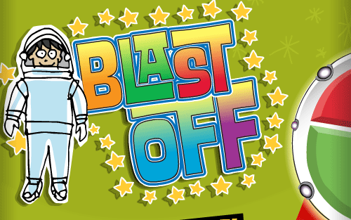 Blast Off game logo